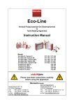 Eco-Line user manual (English)
