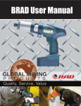 BRAD User Manual - Global Mining Products