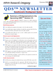 QDS™ Newsletter Summer 2006