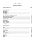 ZeusPOS User`s Manual TABLE OF CONTENTS