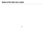 Nokia 6790 slide User Guide