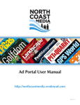 Ad Portal User Manual - North Coast Media, LLC