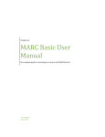 MARC Basic User Manual