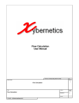 Flow Calculation User Manual