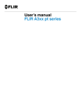 User`s manual FLIR A3xx pt series