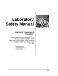 Laboratory Safety Manual - Case Western Reserve University