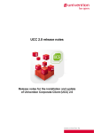 UCC 2.0 release notes - Release notes for the