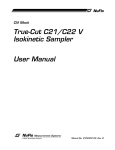 CLIF MOCK True-Cut C21-C22 V Isokinetic Sampler IOM