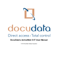DocuData`s ActiveWeb 5.57 User Manual