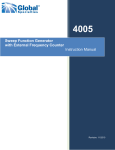 4005 Manual - Global Specialties