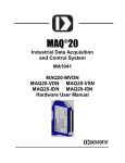 MAQ20 mV-V-mA Input Module HW User Manual