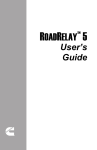 Road Relay 5 User`s Manual