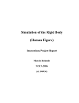 Simulation of the Rigid Body (Human Figure)