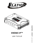 EWDMX IP User Manual ver 1