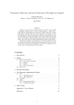 Parameter Selection using Evolutionary Strategies in - MPI-CBG