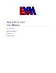 AlphaVM for Unix User Manual