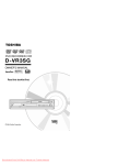 Toshiba D-VR3SG User Guide Manual