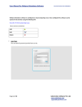 User Manual For Webpro Attendance Software