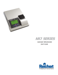 ar7 user guide - Reichert Technologies: Analytical Instruments
