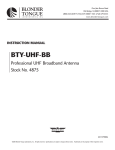 BTY-UHF-BB User Manual