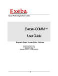 EXEBA-COMM™ User`s Manual PDF