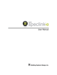 SpecLink ® -E User Manual
