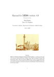 Manual for SIENA version 4.0 - the Department of Statistics