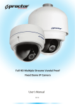 Full HD Multiple Streams Vandal Proof Fixed Dome IP Camera