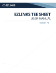 EZLINKS TEE SHEET