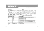 Instructions : Tenma DSO Four-channel User Manual