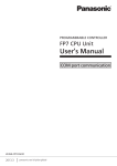 FP7 COM Port Communication User`s Manual