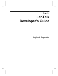 Origin 5 LabTalk Developer`s Guide