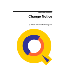 Qedit for HP-UX Change Notice