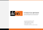 16 Channel Theatre Cue Light documentation