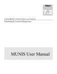 MUNIS User Manual - University of Nevada, Las Vegas