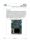 Evaluation board with STM32F446ZE MCU