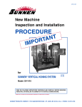 New Machine Inspection and Installation PROCEDURE for