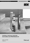 PDF SEW Eurodrive UFF41B Fieldbus Gateway Manual