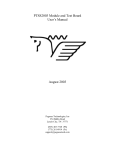 PTSS2003 Module and Test Board User`s Manual August 2003