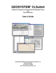 User Manual - GEOSYSTEM Software