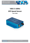 VBSS 5-100Hz GPS Speed Sensor