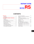 RESTRAINT SYSTEM SECTION RS