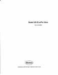 Manual, Model AD-29 w/Flo Valve
