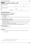 Automotive Tasksheet : C807