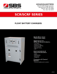 SCR / SCRF Series Battery Chargers