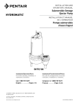 Submersible Sewage Ejector Pump Pompe