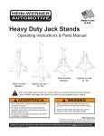 Heavy Duty Jack Stands - Northern Tool + Equipment