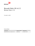 Brocade Fabric OS v6.2.2