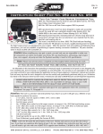 Instruction Sheet For No. 959 and No. 956