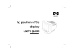 hp pavilion v70s display user`s guide